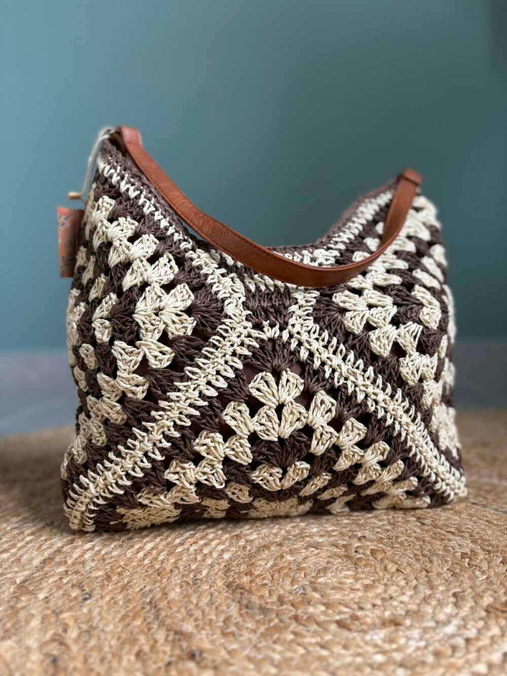 Sac Crochet Bohème Bicolore