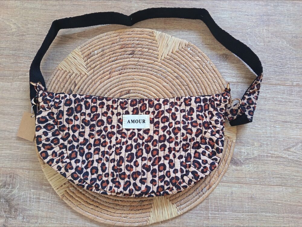 Sac banane léopard – Collection Amour