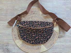 🤎 Sac banane léopard